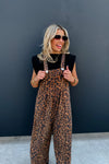 Cheetah and Solid Karli Boho Overalls (preorder arrival first week Dec)