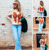 PLAID HOLIDAY BOW LONG SLEEVE TEE (preorder arrival 7 biz days)