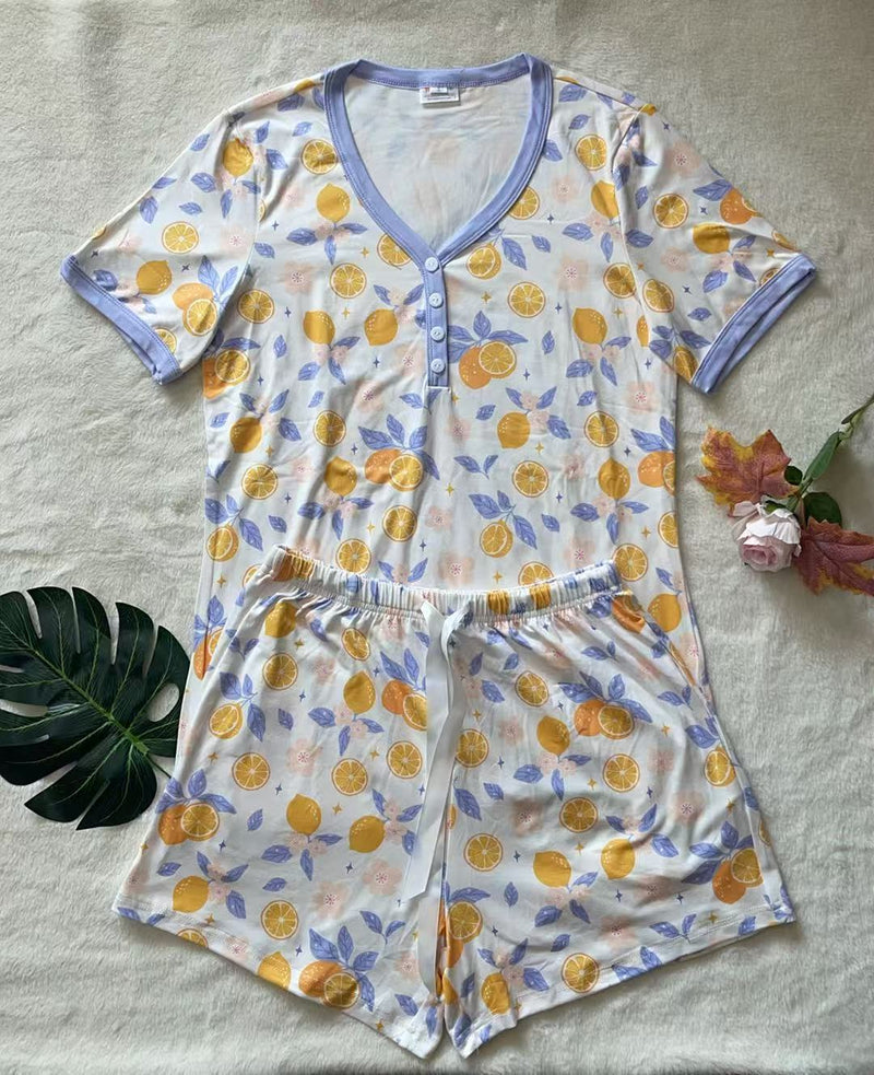 Women's Shorts Pajama Sets-3 prints (preorder arrival early July)