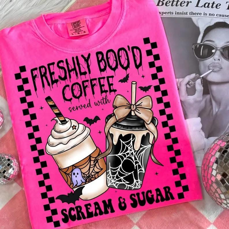 Scream & Sugar Tee (preorder arrival mid Sept)