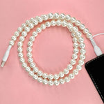 Beaded phone chargers