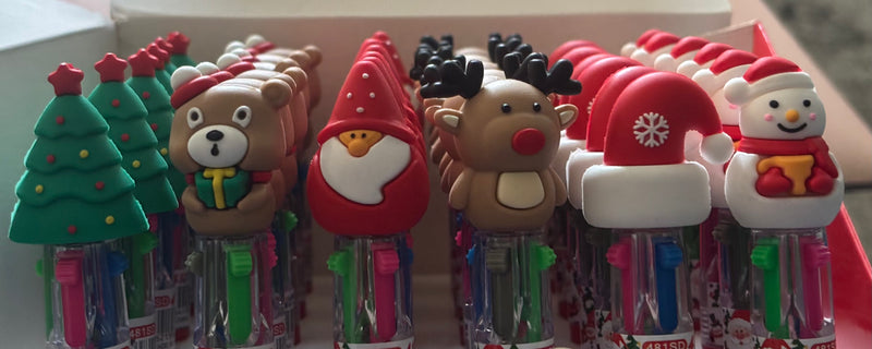 Multi-color mini Xmas pens