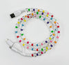 Beaded phone chargers