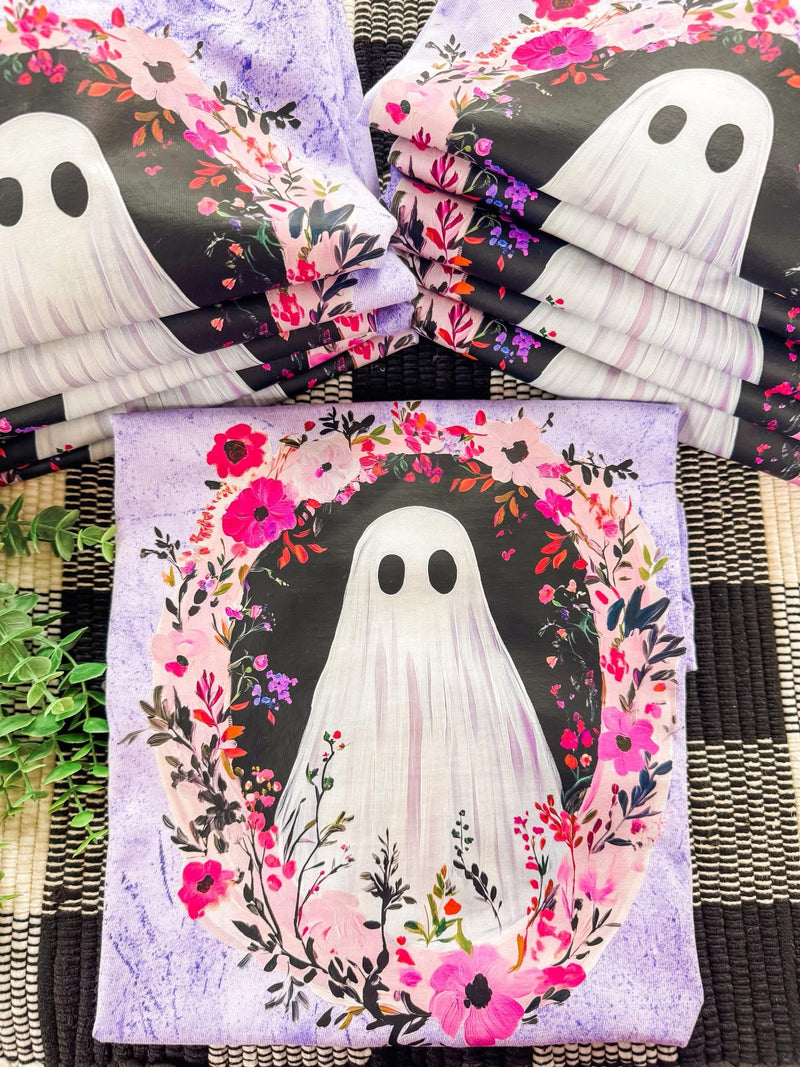 Floral Ghost Tee (preorder arrival 2 weeks)