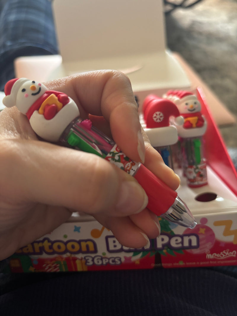 Multi-color mini Xmas pens