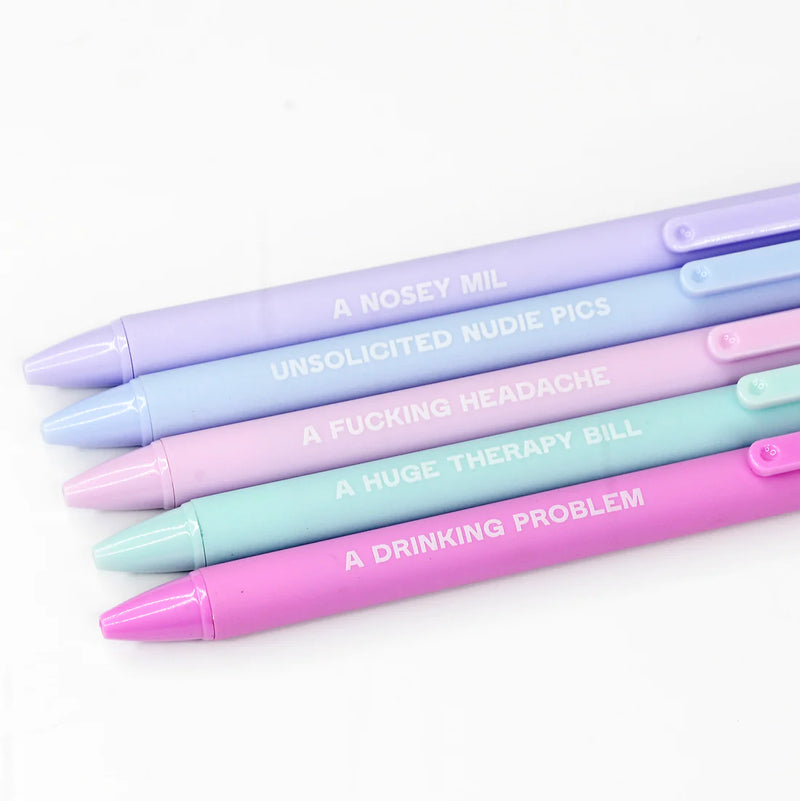 Mischievous Mugsby Pen Sets (reserve-arriving end of the week)