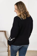 Hearts Script Sweater(ships to you direct next day)