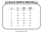 Hearts Script Sweater(ships to you direct next day)