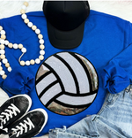 VOLLEYBALL Sequin Patch Sweatshirt (preorder arrival 10 biz days)