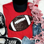 FOOTBALL Sequin Patch TEE (preorder arrival 10 days)