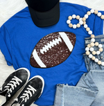 FOOTBALL Sequin Patch TEE (preorder arrival 10 days)