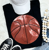 BASKETBALL Sequin Patch TEE (preorder arrival 10 days)