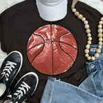 BASKETBALL Sequin Patch TEE (preorder arrival 10 days)