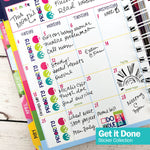 Best Planner Stickers | Family, Work, To-Dos, Events, Goals | 8 Styles - Denise Albright® 