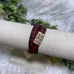 Plaid Magnetic Wrap Bracelets